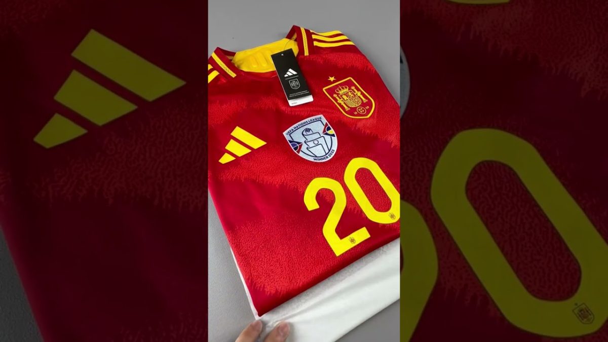 #football 2024 Camiseta España Home Player Edition #soccer #jersey