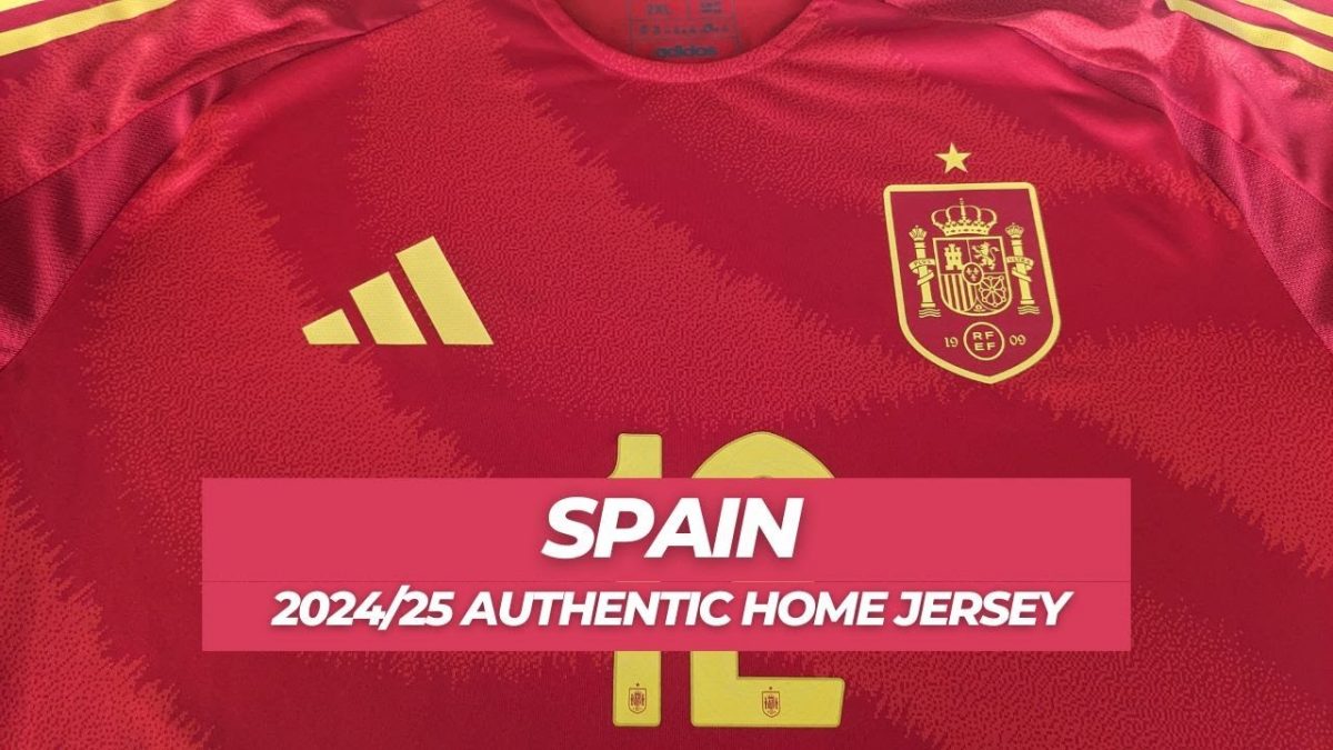 Revisión de la camiseta local auténtica de España 2024/25